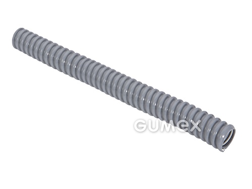 WELLFLEX PVC 111, 7/10mm, IP68, PVC mit Stahlspirale, -20°C/+70°C, grau, 